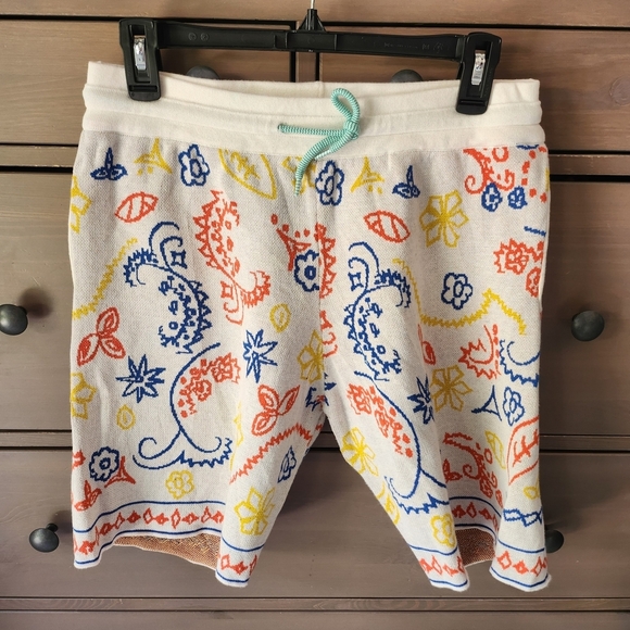 Zara Other - ZARA Men's Abstract Knit Shorts Size Medium